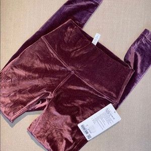 NWT Velvet lululemon leggings
